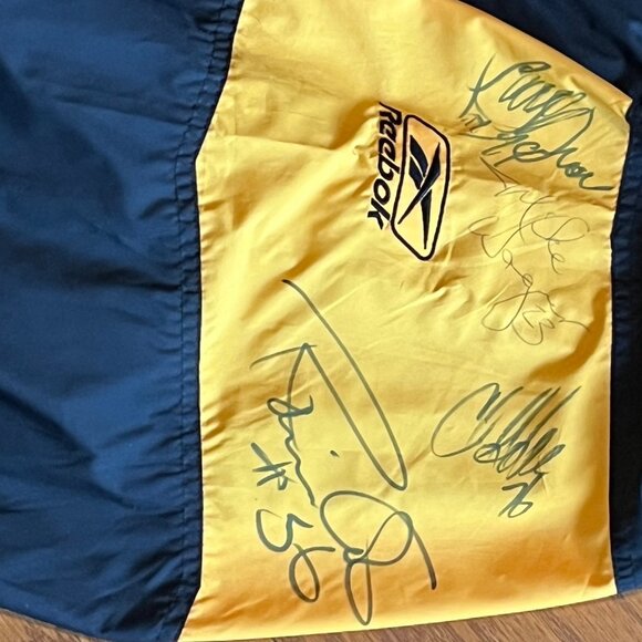 10 signatures 70s  NFL Steelers  4XL Team Jacket Black/Gold Football Fan Collect - Picture 4 of 14